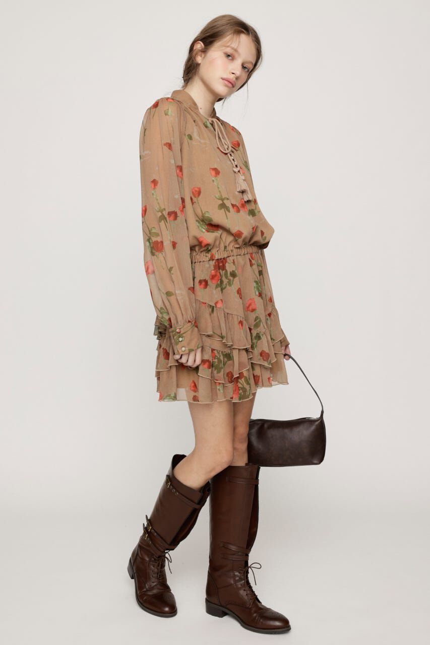 SLY「STAND TASSEL FRILL ショートワンピース」|ワンピース|Multi_1