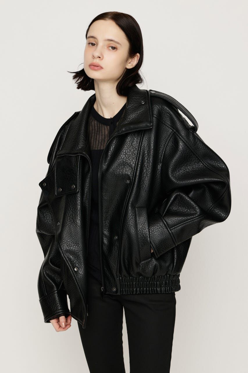 SLY「STAND COLLAR ZIP ブルゾン」|ブルゾン・スタジャン|