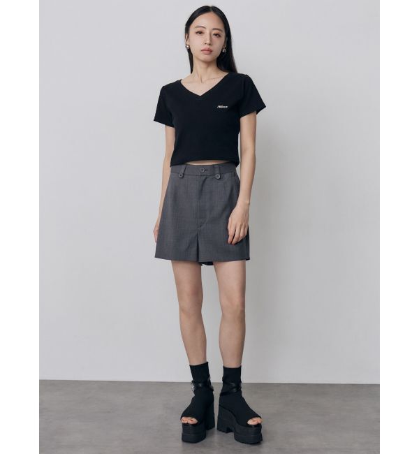 MURUA「ライティングロゴプレートTシャツ」|Tシャツ・カットソー|