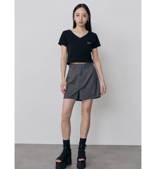 MURUA「ライティングロゴプレートTシャツ」|Tシャツ・カットソー|