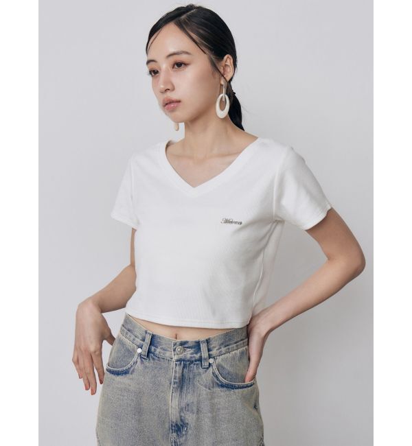 MURUA「ライティングロゴプレートTシャツ」|Tシャツ・カットソー|