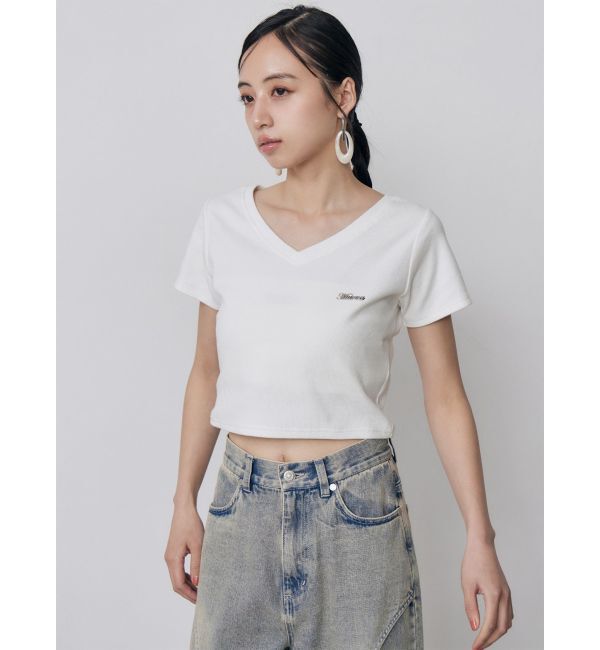 MURUA「ライティングロゴプレートTシャツ」|Tシャツ・カットソー|