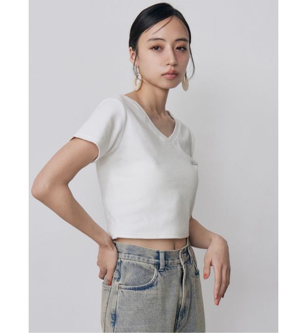 MURUA「ライティングロゴプレートTシャツ」|Tシャツ・カットソー|