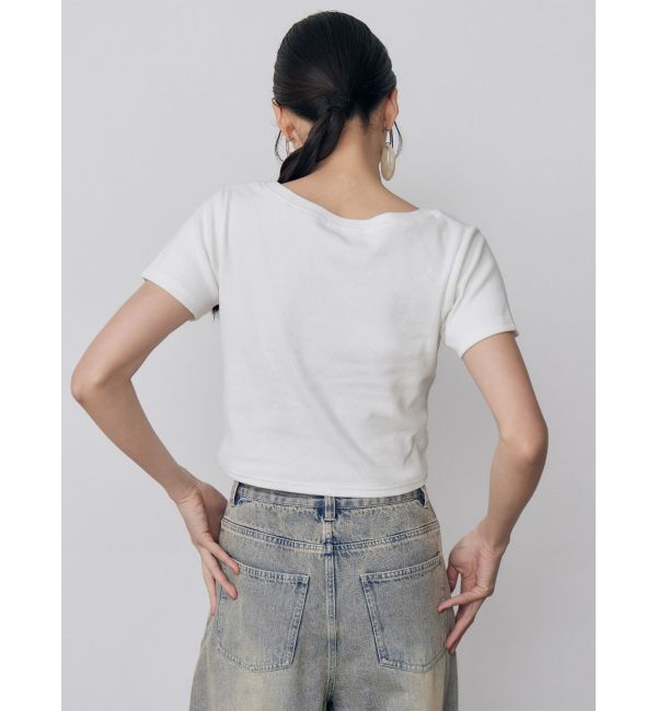 MURUA「ライティングロゴプレートTシャツ」|Tシャツ・カットソー|