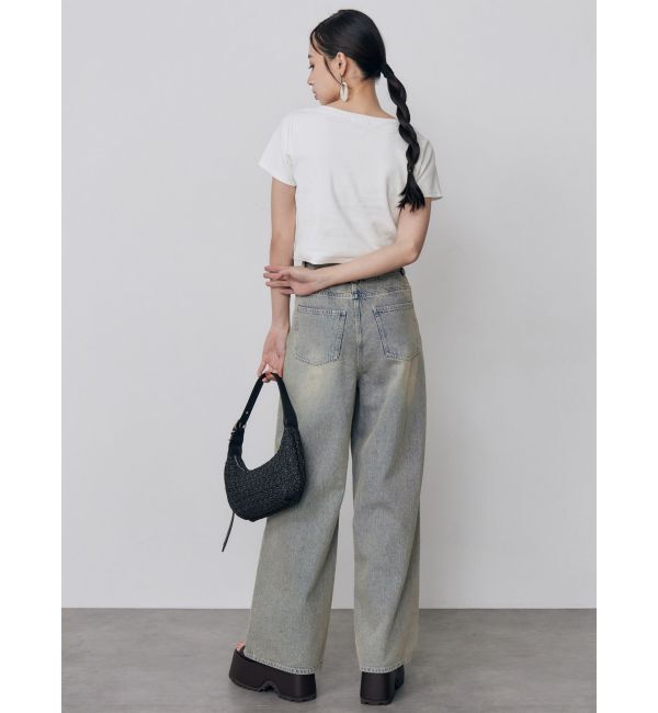 MURUA「ライティングロゴプレートTシャツ」|Tシャツ・カットソー|