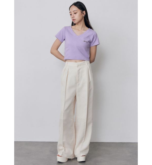 MURUA「ライティングロゴプレートTシャツ」|Tシャツ・カットソー|