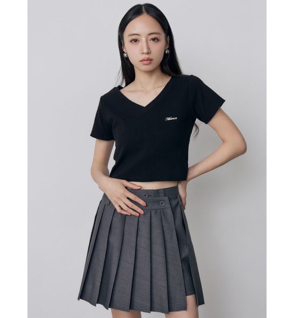 MURUA「ライティングロゴプレートTシャツ」|Tシャツ・カットソー|