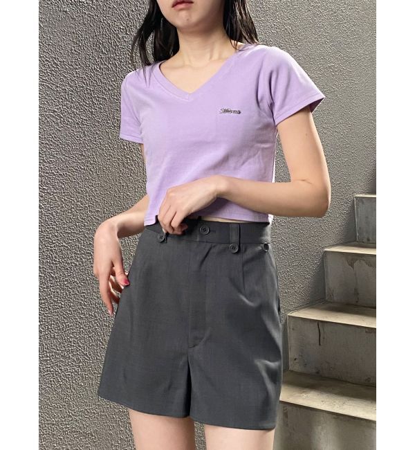 MURUA「ライティングロゴプレートTシャツ」|Tシャツ・カットソー|