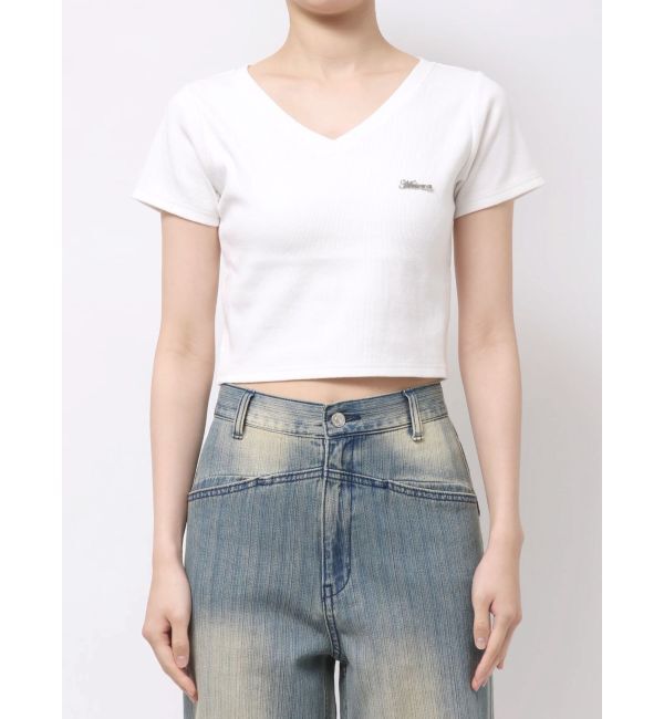 MURUA「ライティングロゴプレートTシャツ」|Tシャツ・カットソー|