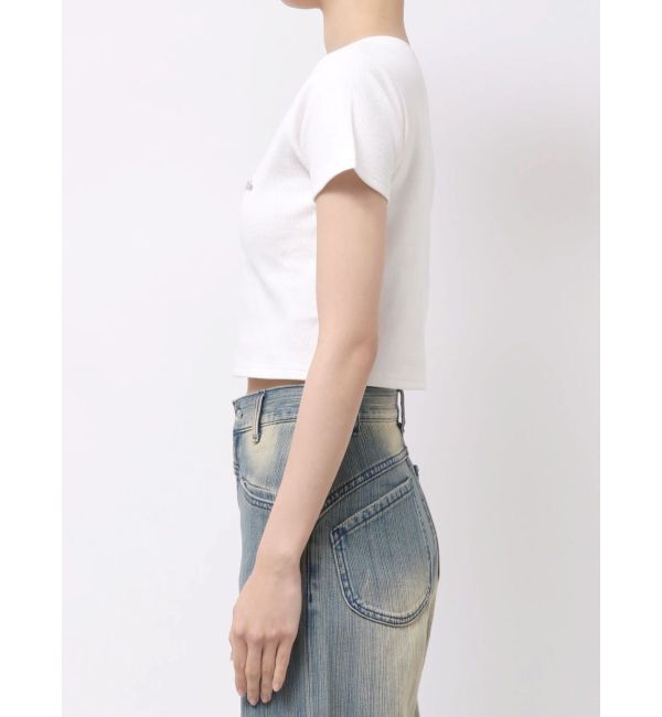 MURUA「ライティングロゴプレートTシャツ」|Tシャツ・カットソー|