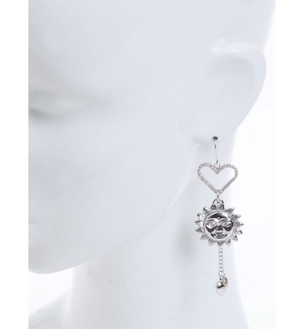 EVRIS「SUNNY MOTIF HEART ピアス」|ピアス|