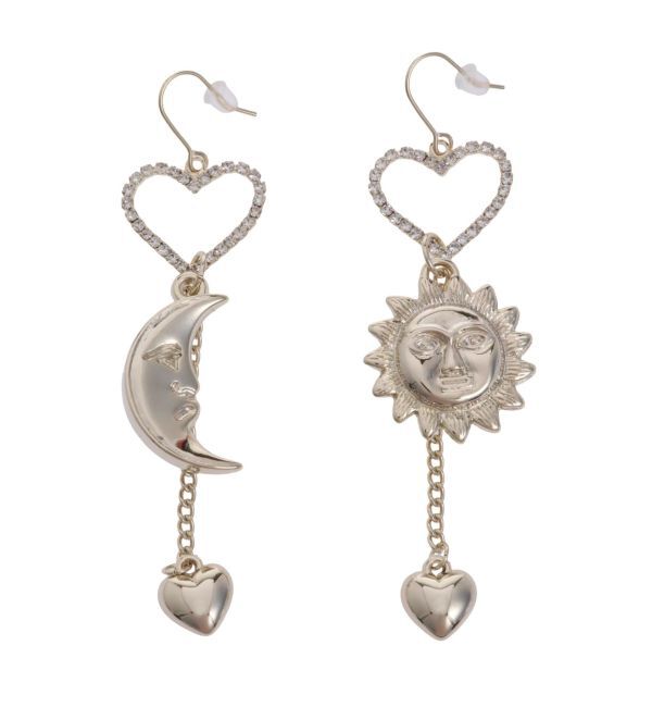 EVRIS「SUNNY MOTIF HEART ピアス」|ピアス|