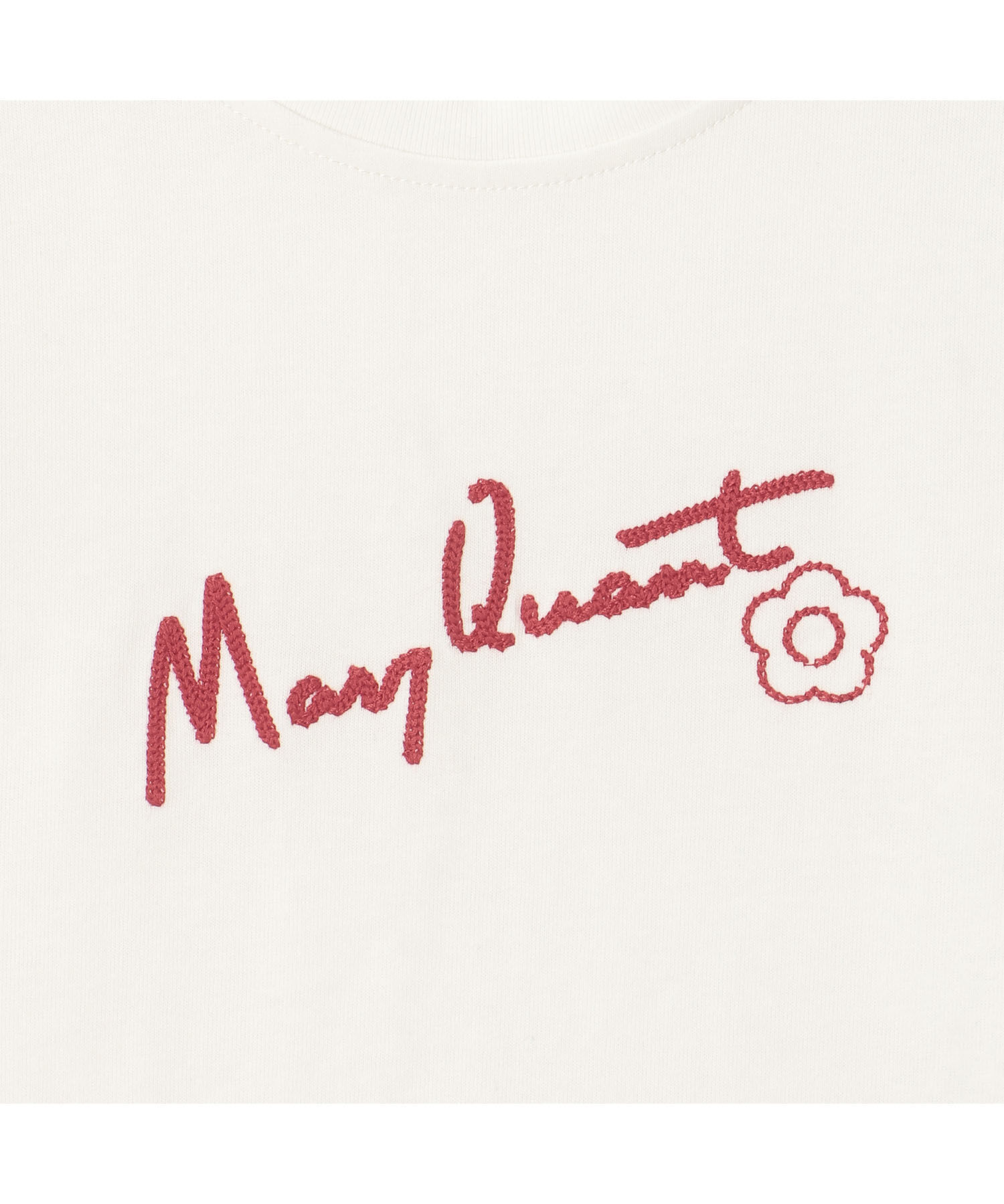 MARY QUANT「チェーンステッチ Tシャツ」|Tシャツ・カットソー|
