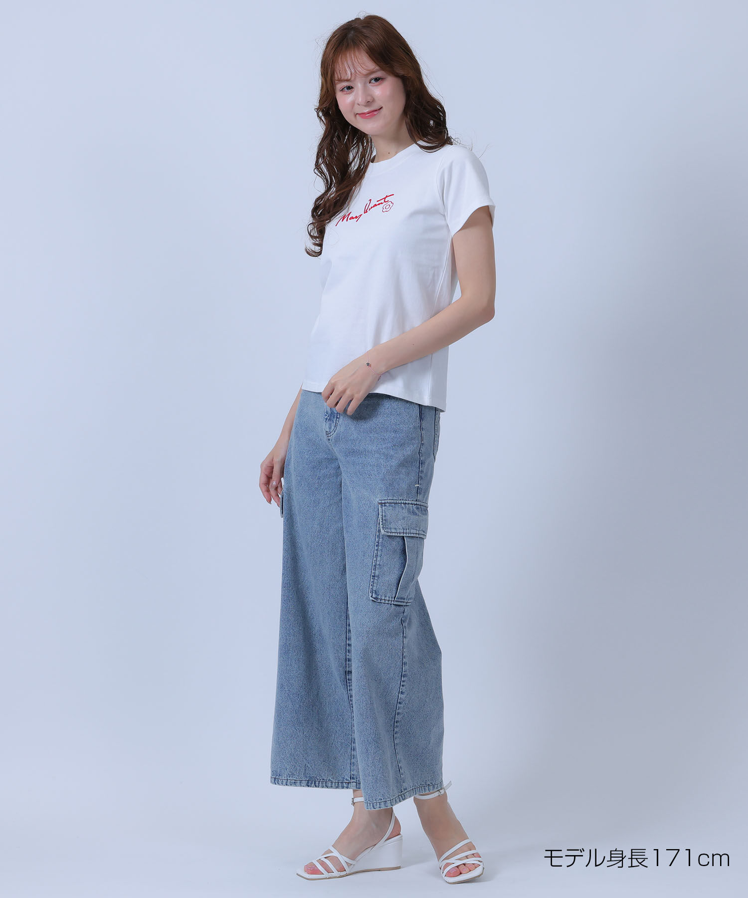 MARY QUANT「チェーンステッチ Tシャツ」|Tシャツ・カットソー|