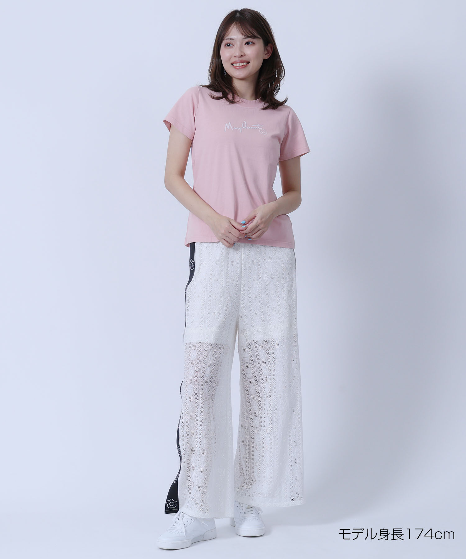 MARY QUANT「チェーンステッチ Tシャツ」|Tシャツ・カットソー|