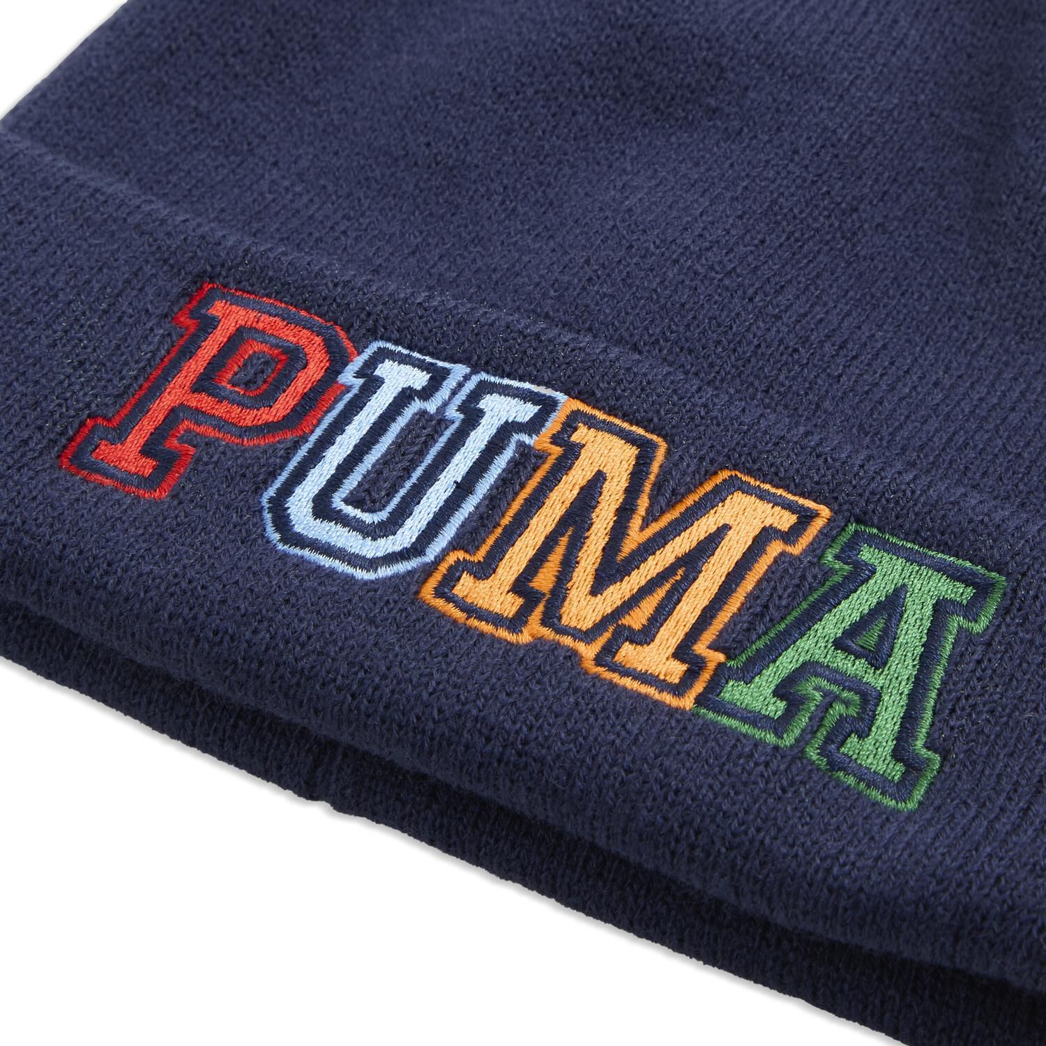 PUMA「【PUMA ｳｪｱ】K POM POM MID CROWN BEANIE JR」|キャップ・キャスケット|