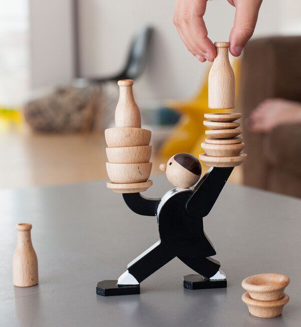 Style for Living「＜KIKKERLAND＞Don't Tip The Waiter スタッキングゲーム」|フィギュア・ホビー|