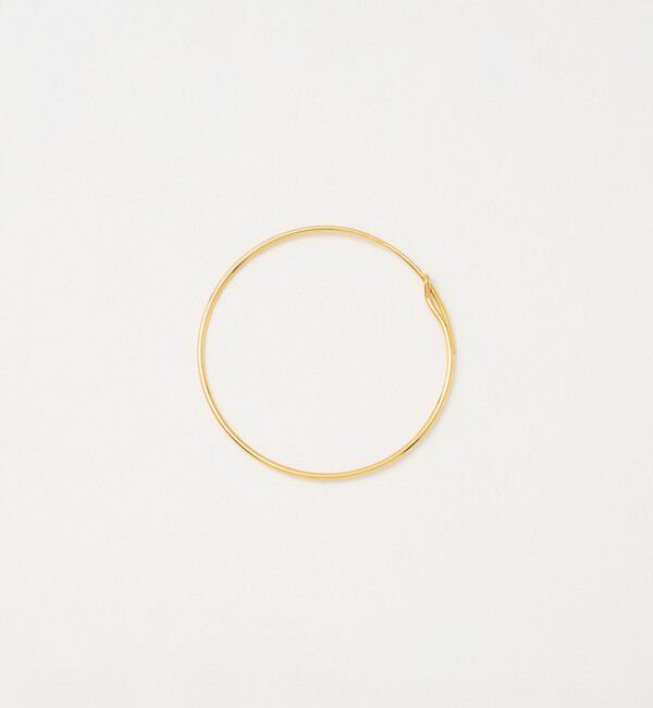 UNITED ARROWS「SILVER925 ゴールドプレーティング フープピアス」|ピアス|