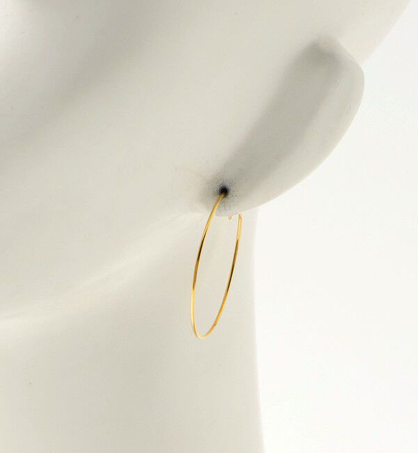 UNITED ARROWS「SILVER925 ゴールドプレーティング フープピアス」|ピアス|