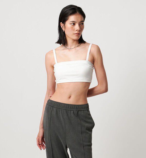 UNITED ARROWS「＜TO UNITED ARROWS＞バンドゥ ブラトップ」|インナー|WHITE