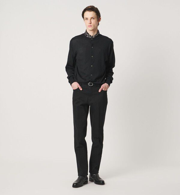 UNITED ARROWS「ドリル 5ポケット ベーシック ノープリーツ パンツ」|チノ|