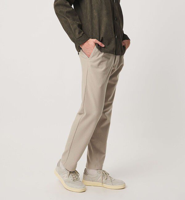 UNITED ARROWS「トリコット ピケ オールギャザー イージーパンツ ヨコストレッチ」|その他|BEIGE