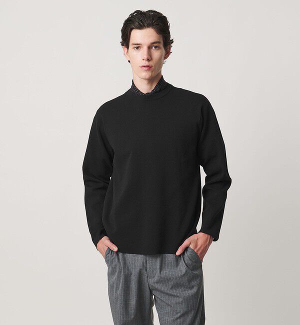 UNITED ARROWS「フォーシーズンズ ミラノリブ クルーネック ニット」|ニット・セーター|