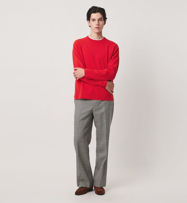 UNITED ARROWS「フォーシーズンズ ミラノリブ クルーネック ニット」|ニット・セーター|
