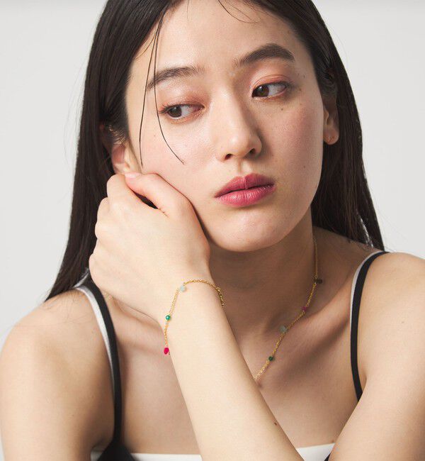 UNITED ARROWS green label relaxing「＜yours.jewelry＞ミックスストーン ブレスレット」|ブレスレット・バングル|
