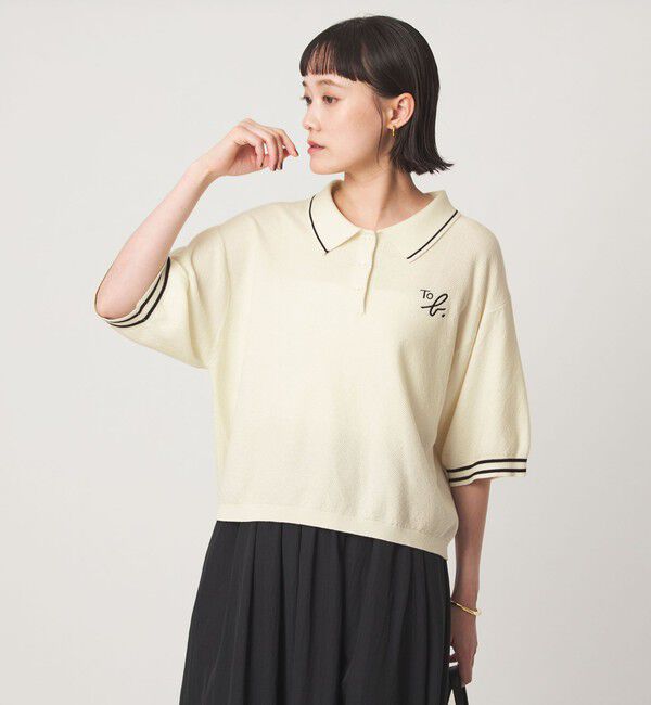 UNITED ARROWS green label relaxing「＜To b. by agnes b.コラボ＞ポロニット」|ニット・セーター|
