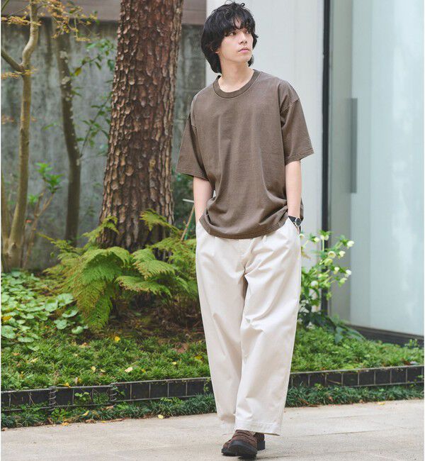 UNITED ARROWS green label relaxing「【別注】＜GOAT＞ピグメント 半袖 Tシャツ」|Tシャツ・カットソー|