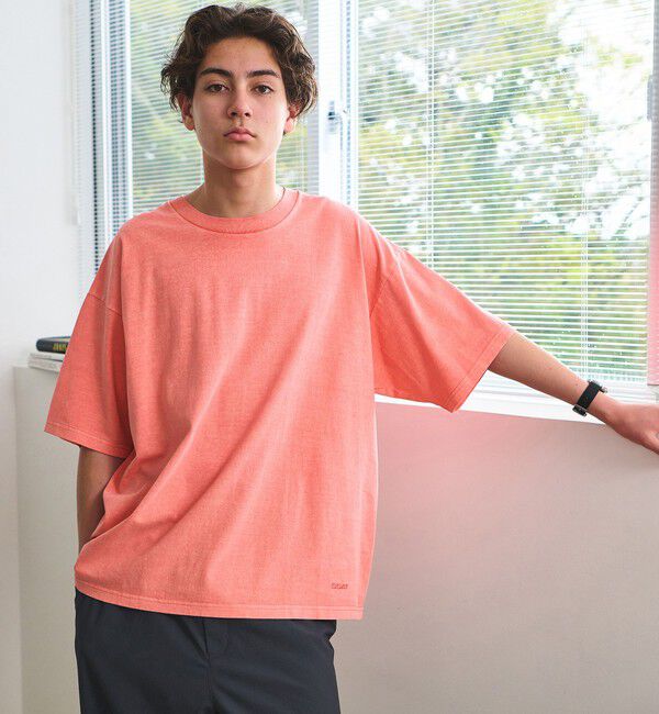 UNITED ARROWS green label relaxing「【別注】＜GOAT＞ピグメント 半袖 Tシャツ」|Tシャツ・カットソー|PINK