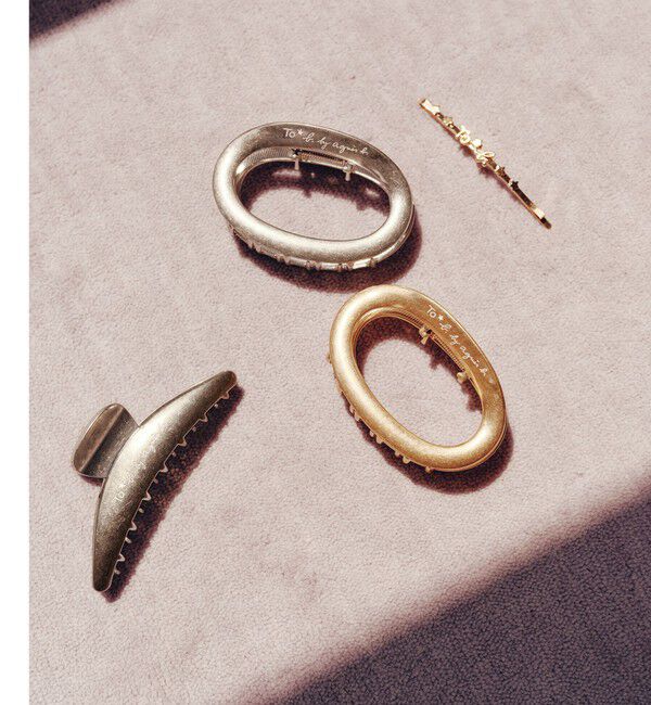 UNITED ARROWS green label relaxing「＜To b. by agnes b.コラボ＞ロゴ ヘアクリップ」|ヘアバンド|