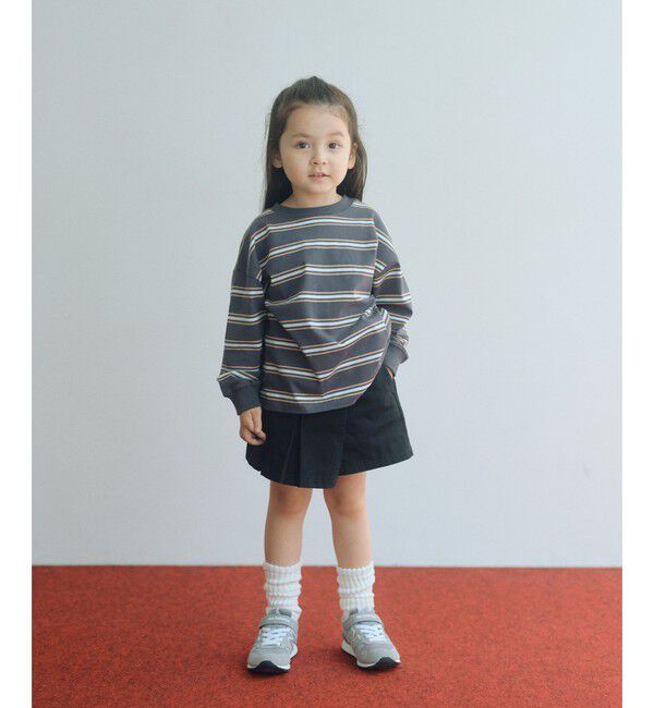 UNITED ARROWS green label relaxing「フトピッチ ボーダー ロングスリーブ Tシャツ / キッズ 100cm-160cm」|Tシャツ・カットソー|