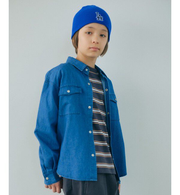 UNITED ARROWS green label relaxing「デニム シャツ / キッズ 100cm-160cm」|シャツ・ブラウス|