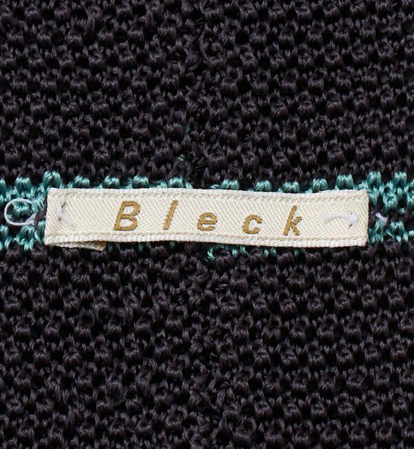 UNITED ARROWS green label relaxing「＜Bleck＞6.5cm ニット ボーダー2 ネクタイ ニットタイ」|ネクタイ・蝶ネクタイ|