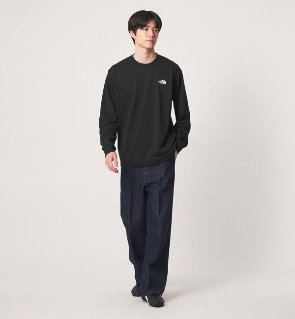 UNITED ARROWS green label relaxing「＜THE NORTH FACE＞ロングスリーブ バックスクエア ロゴティー 長袖 Tシャツ」|Tシャツ・カットソー|