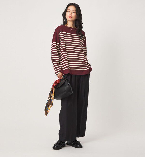 UNITED ARROWS green label relaxing「バスクボーダー ロングスリーブ プルオーバー カットソー」|Tシャツ・カットソー|