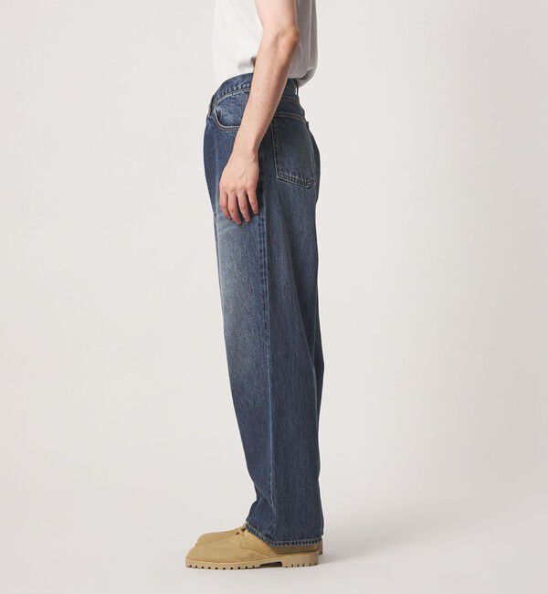 UNITED ARROWS green label relaxing「FINE BASIC ヴィンテージライク スライバー デニム パンツ W4」|チノ|