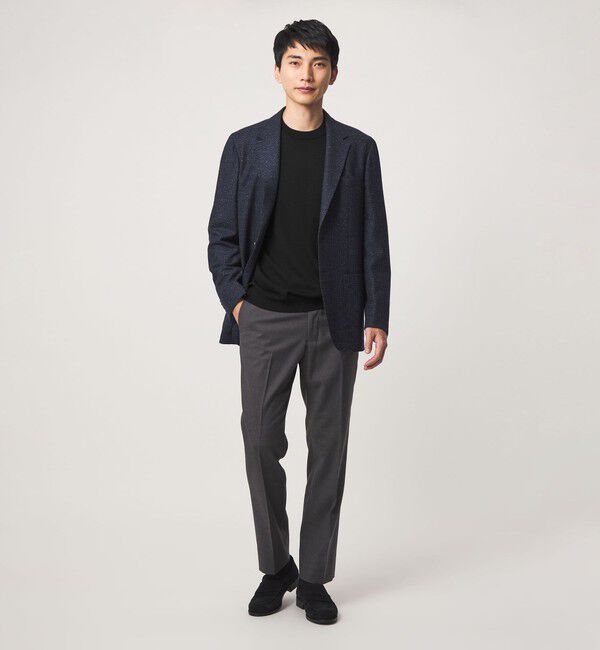 UNITED ARROWS green label relaxing「SUPER 120S ハイゲージ クルーネック ニット」|ニット・セーター|