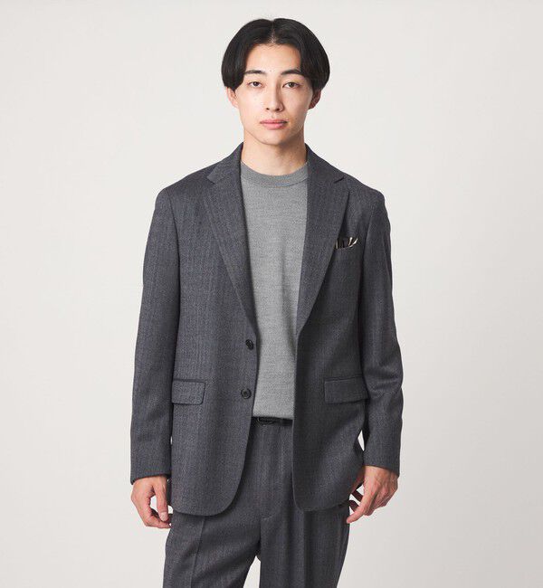 UNITED ARROWS green label relaxing「SUPER 120S ハイゲージ クルーネック ニット」|ニット・セーター|