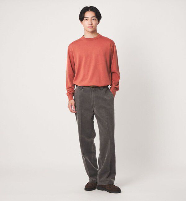 UNITED ARROWS green label relaxing「SUPER 120S ハイゲージ クルーネック ニット」|ニット・セーター|