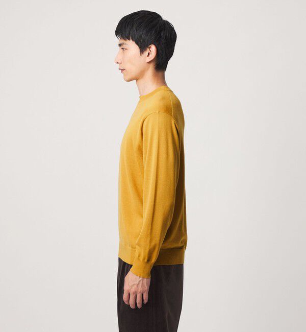 UNITED ARROWS green label relaxing「SUPER 120S ハイゲージ クルーネック ニット」|ニット・セーター|