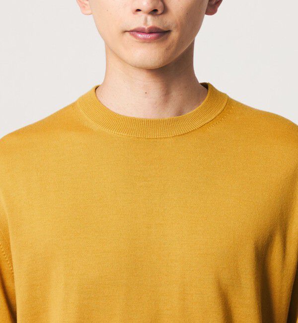 UNITED ARROWS green label relaxing「SUPER 120S ハイゲージ クルーネック ニット」|ニット・セーター|
