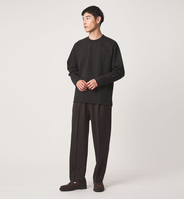 UNITED ARROWS green label relaxing「ダブルフェイス クルーネック 長袖 カットソー」|Tシャツ・カットソー|