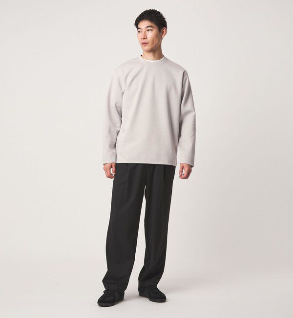 UNITED ARROWS green label relaxing「ダブルフェイス クルーネック 長袖 カットソー」|Tシャツ・カットソー|