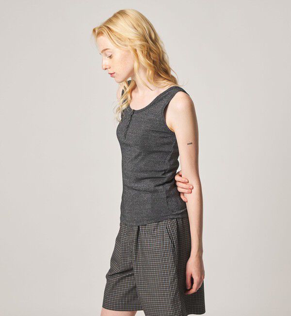 STEVEN ALAN「＜Steven Alan＞ラメジャージー タンクトップ」|Tシャツ・カットソー|