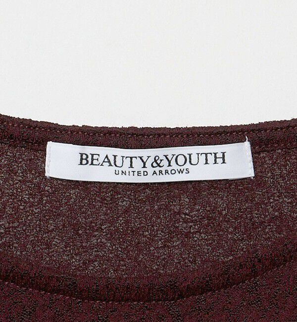 BEAUTY&YOUTH UNITED ARROWS「コットンナイロン ジャガード フリル プルオーバー ウォッシャブル」|Tシャツ・カットソー|