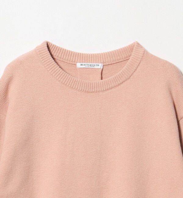 BEAUTY&YOUTH UNITED ARROWS「コットンブレンド バックタック ニットプルオーバー ウォッシャブル」|ニット・セーター|