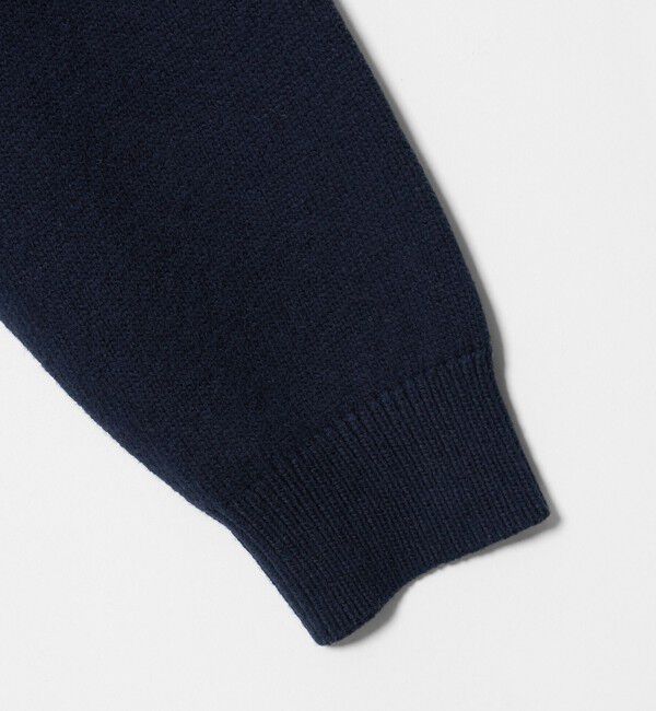 BEAUTY&YOUTH UNITED ARROWS「コットンブレンド バックタック ニットプルオーバー ウォッシャブル」|ニット・セーター|